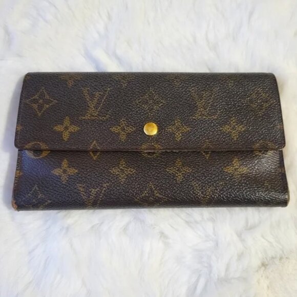 LOUIS VUITTON Monogram Porte Tresor International Trifold Authentic Collectible - Picture 1 of 8